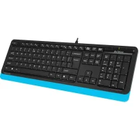 Комплект клавиатура + мышь A4Tech Fstyler F1010 (черный/синий) фото 3
